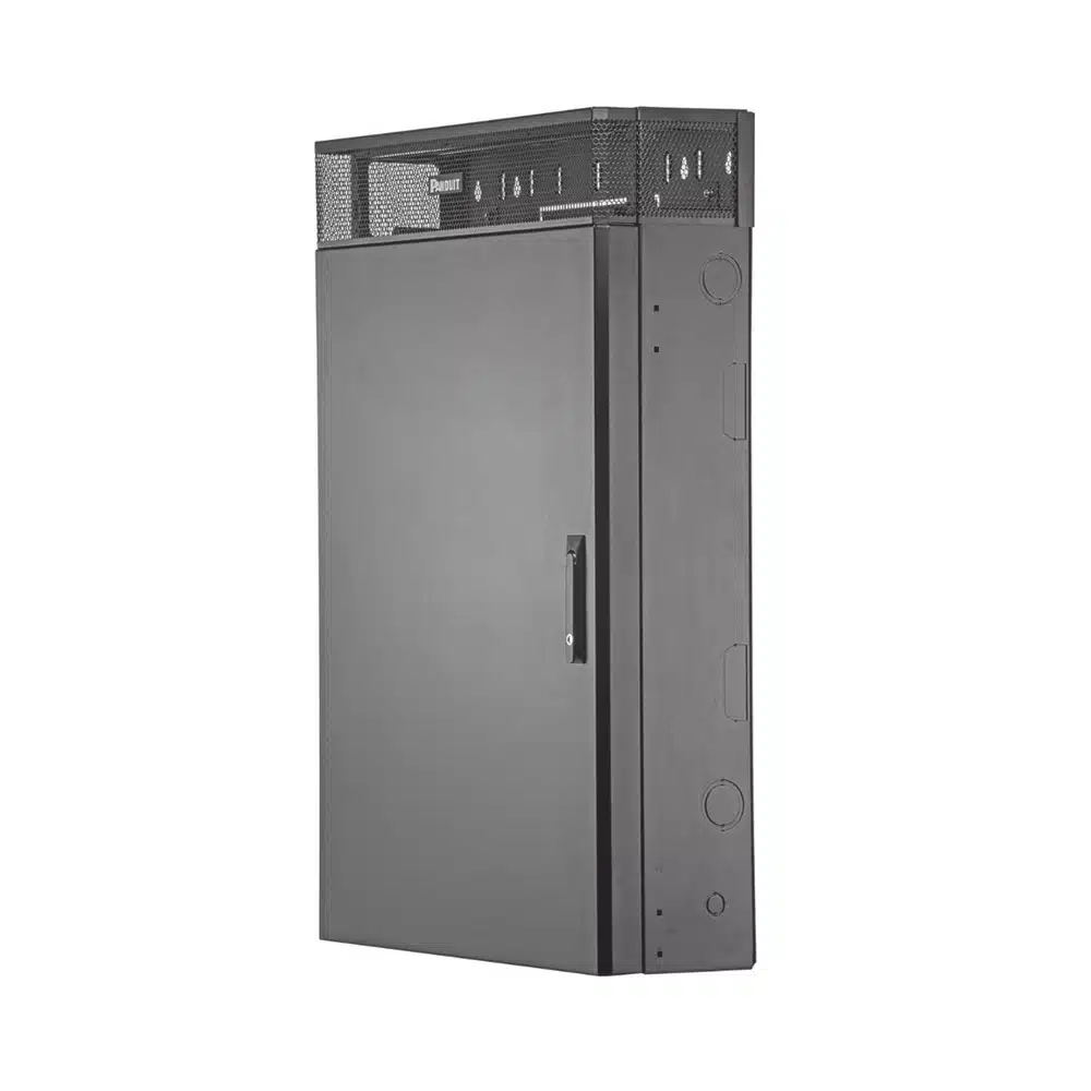 Gabinete de Montaje en Pared TrueEdge™, Con 3 UR para Equipo Activo y 3 UR para Paneles de Parcheo, Fabricado en Acero, Color Negro WME3BL | Humberto Chacon Gabinete de Montaje en Pared TrueEdge™, Con 3 UR para Equipo Activo y 3 UR para Paneles de Parcheo, Fabricado en Acero, Color Negro  WME3BL - Image 3