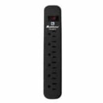 SUPRESOR DE PICOS 00-5340-00-5  420 JOULES, 6 CONTACTOS, SWITCH RESET ILUMINADO DE 10 AMP, CABLE 90 CM, COLOR GRIS, GARANTÍA DE 1 AÑO. SS-420-C