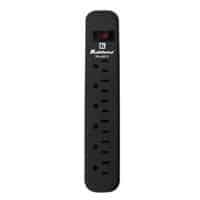 SUPRESOR DE PICOS 00-5340-00-5  420 JOULES, 6 CONTACTOS, SWITCH RESET ILUMINADO DE 10 AMP, CABLE 90 CM, COLOR GRIS, GARANTÍA DE 1 AÑO. SS-420-C