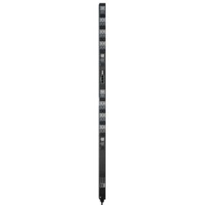 Tripp Lite PDU3MV6L2120 PDU Trifásico de 5.7kW con Medidor Digital, de 208V / 120V, 45 Tomacorrientes (36 C13, 6 C19, 6 5-15/20R), L21-20P, Cable de 1.83 m [6 pies], Vertical de 0U, TAA