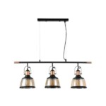 LÁMPARA COLGANTE LED, CON 3 SOCKETS PARA FOCO E27, IDEAL PARA DECORAR, 180 W. 180CTL8370MVNCA TECNOLITE