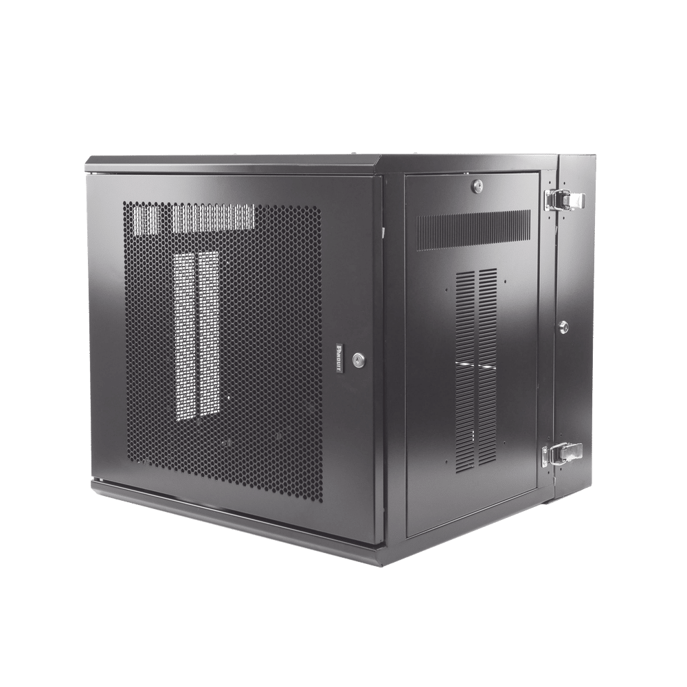 Gabinete PanZone de Montaje en Pared, de 19in, Puerta Ventilada, 12 UR, 635mm de Profundidad, Color Negro PZWMC12P | Humberto Chacon Gabinete PanZone de Montaje en Pared, de 19in, Puerta Ventilada, 12 UR, 635mm de Profundidad, Color Negro  PZWMC12P - Image 2