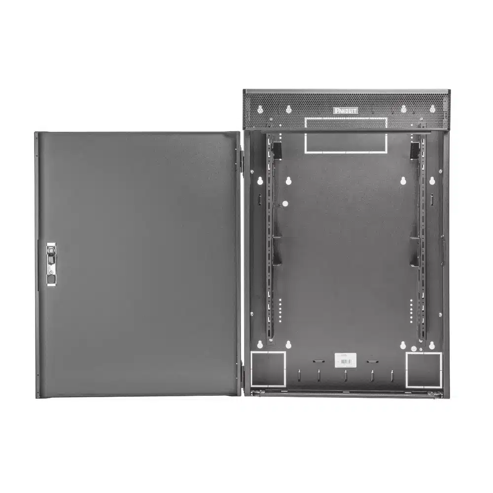Gabinete de Montaje en Pared TrueEdge™, Con 3 UR para Equipo Activo y 3 UR para Paneles de Parcheo, Fabricado en Acero, Color Negro WME3BL | Humberto Chacon Gabinete de Montaje en Pared TrueEdge™, Con 3 UR para Equipo Activo y 3 UR para Paneles de Parcheo, Fabricado en Acero, Color Negro  WME3BL - Image 2