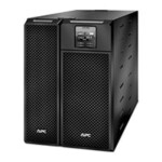 UPS SRT de APC, 6KVA SRT6KXLT-5KTF con transformador reductor de 208/240 V a 120 V. Batería sellada de plomo con electrolito suspendido.