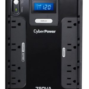 NO BREAK / UPS  CYBERPOWER LCD INTELIGENTE 750 VA 420 WATTS 3 AÑOS DE GARANTÍA EN PILA Y EQUIPO CP750LCD