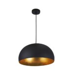LÁMPARA DE INTERIOR, PARA SUSPENDER, BASE E27, NEGRO. 20CTL1941MVN TECNOLITE