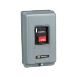 Manual Starter, integral horsepower, NEMA M0, 600 VAC, 3 pole, 5 HP at 380/575 VAC, three phase, no indicator, NEMA 1 2510MBG2