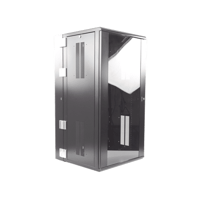 Gabinete PanZone de Montaje en Pared, de 19in, Puerta con Ventana de Seguridad, 26 UR, 635mm de Profundidad, Color Negro  PZWMC26W - Image 3