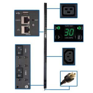 Tripp Lite PDUMNV30HVLX unidad de distribución de energía (PDU) 24 salidas AC 0U Negro
