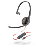 Blackwire C3210-C. Diadema Monoaural USB-C