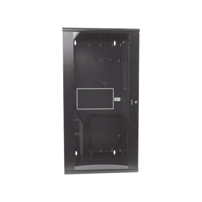 Gabinete PanZone de Montaje en Pared, de 19in, Puerta con Ventana de Seguridad, 26 UR, 635mm de Profundidad, Color Negro  PZWMC26W - Image 2
