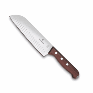 Cuchillo Santoku Wood de 17 cm, Filo con Alvéolos Estilo Japonés.   6.8520.17G
