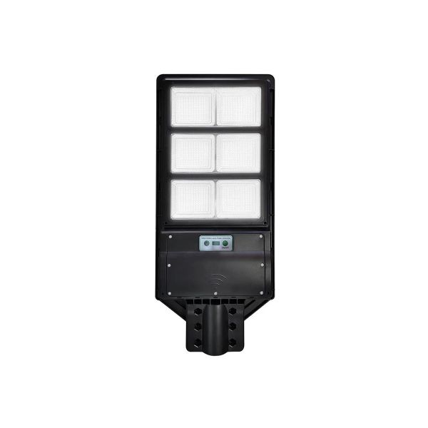 LÁMPARA LED SOLAR DE EXTERIOR, PARA PUNTA DE POSTE, 60 W, NEGRO. 60SOLLED131VCD65N TECNOLITE