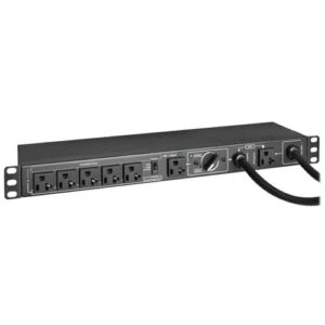 Tripp Lite PDUB201U unidad de distribución de energía (PDU) 6 salidas AC 1U Negro