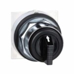 Selector 3 posiciones fijas, negro, 30mm. 9001KS43B Schneider Electric  9001KS43B