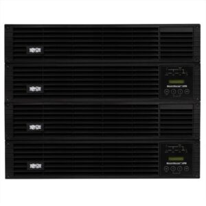 Tripp Lite SU12KRT4UHW UPS SmartOnline de Doble Conversión 200V / 240V 12kVA 10.8kW, N+1, 8U, Autonomía Extendida, Ranura para Tarjeta de Red, USB, DB9, Derivación, Instalación Eléctrica Permanente