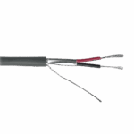 Cable Calibre 22 / 2 Conductores / Blindado / 305 Metros / Riser / UL / Color Gris / Hecho en México