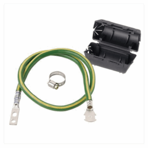 KIT de Tierra Física de Cable Blindado 6 AWG. Color Verde / Amarillo con Terminación en Extremos.   ACG24K