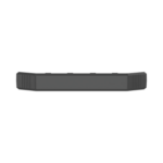 Unión Recta Para Canaleta de Piso AFR4BCBL6, Material PVC Rígido, Color Negro   AFR4CCBL