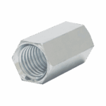 Cople hexagonal roscado cuerda máquina galvanizado de 7.9mm ( 5/16")