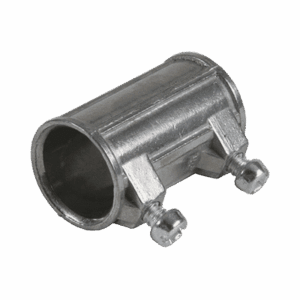 Cople de 3/4" para Tubo Pared Delgada con Tornillos Opresores.