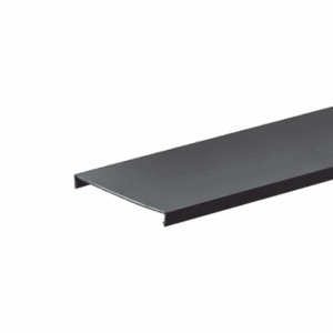 Tapa para Canaleta Ranurada, de 32 mm de Ancho, 1828.8 mm de Largo, Color Negro  C1BL6