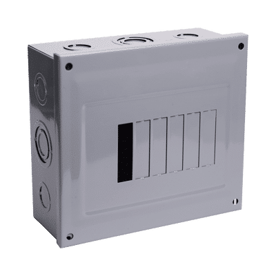 Centro de Carga para Sobreponer, 06 Polos, 60 A, 1 Fase 3 Hilos, 120/240 V AC, 60Hz C2Q06S