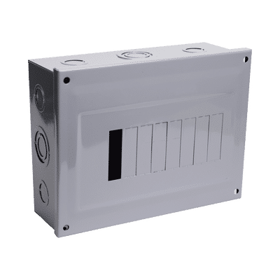 Centro de Carga para Sobreponer, 08 Polos, 100 A, 1 Fase 3 Hilos, 120/240 V AC, 60Hz C2Q08S