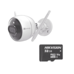 Kit de Camara WiFi y Memoria Micro SD / Incluye 1 Pieza C3X y 1 Memoria MicroSD 32GB / Audio de Dos Vías / Colores en Oscuridad / Detección Humana y de Vehículo: C3X/KM