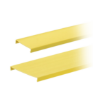 Tapa para Canaleta Ranurada, de 4 in de Ancho, 1828.8 mm de Largo, Color Amarillo  C4YL6