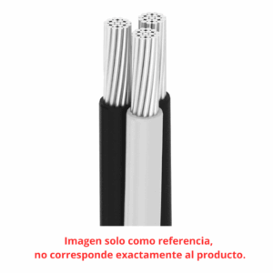 CABLE ALUMINO 2X4+1X4 600V XLPTIPO URD SUBTERRANEO