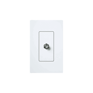 Adaptador de cable coaxial, de pared para cable de TV.: CACJWH