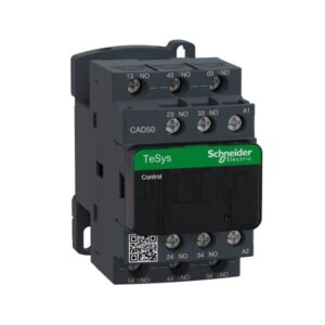 Contactor instantáneo 110 V CA, 10 A. CAD50F7 Schneider Electric  CAD50F7