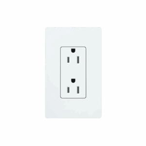 Tomacorriente receptáculo convencional  120V, 15A, color blanco.: CAR15WH