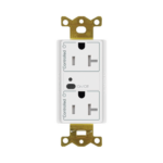Receptáculo con señal inalámbrica ClearConnect Lutron VIVE / 20 A, control inteligente en 1 conector.: CAR2S20STRWH