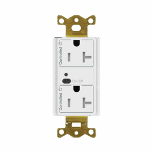 Receptáculo con señal inalámbrica ClearConnect Lutron VIVE / 20 A, control inteligente en 1 conector.: CAR2S20STRWH