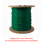 CARRETE 1,000 M., CABLE VERDE THW, CALIBRE 10, 99.9% COBRE. KOBREX  :CTHW-10CV