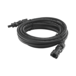 Cable Fotovoltaico 2.5 m, Negro, Calibre 10 AWG con Terminales MC4 en Ambos Extremos CBLMC42P5MBLK