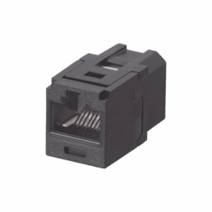 Módulo Acoplador RJ45 a RJ45, Mini-Com, Categoría 6, Color Negro  CC688BL