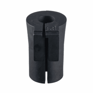 Pasacable Grommet de Entrada de Cable Terminado, Sencillo y Pequeño, 0.24"-0.28", Color Negro. Paquete de 12 Piezas  CEG-06X1