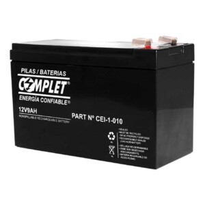 CEI-1-010 Batería Plomo Ácido COMPLET 12V 9Ah