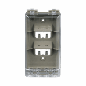 Placa de Pared Vertical, Resistente al Agua con Protección IP56, Acepta 4 Módulos Mini-Com, Color Gris  CFPWR4CIG
