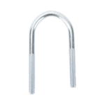 Abrazadera tipo U de 3/4", con acabado Electro Zinc, no incluye tuercas y arandelas   CH-ABR-U-19
