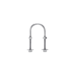 Abrazadera tipo U de 1 1/2", con acabado Electro Zinc, no incluye tuercas y arandelas    CH-ABR-U-38