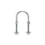 Abrazadera tipo U de 2 ", con acabado Electro Zinc, no incluye tuercas y arandelas  CH-ABR-U-51