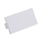 Módulo de tapa ciega (Inserto Ciego), de 1/3, Color Blanco Mate, 1 Pieza  CHB2MIW-X