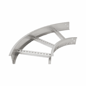 Curva Horizontal de Aluminio de 90° Perfil Z / Peralte 3 1/4" / Ancho 12" / Radio 8" / Incluye Tornillería (CHC90EZ314R8X12AK)  CHC908R8X12AK