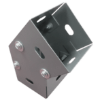 Derivación codo horizontal de 45 grados 65 X 65 mm, fabricado en lámina de acero al carbón  CH-DCH4565L