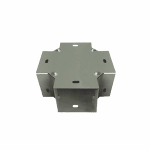Derivación "X" 65 x 65 mm, fabricado en lámina de acero al carbón  CH-DCX65L