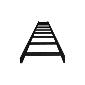 Escalera tubular, tramo recto epoxica de 1.5" de Peralte  x 4" de Ancho, tramo de 3 m, ideal para Centros de Datos  CH-ET1X4EP
